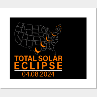 Solar Eclipse 2024 Posters and Art